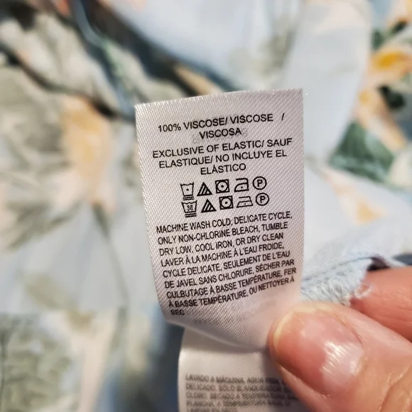 Lucky Brand Tropical Print Felice Sleeveless Midi Dress Size XL - Picture 9 of 9